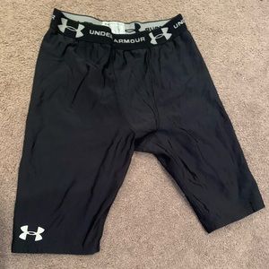 Black compression shorts